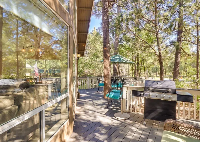 Casa vacanze Deck + Game Room: Lakeside 'blue Jay Chalet' Pinetop-Lakeside
